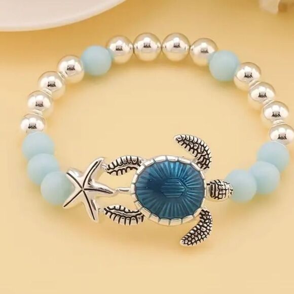 Sea Turtle Bracelet Beaded - Picture 3 of 8